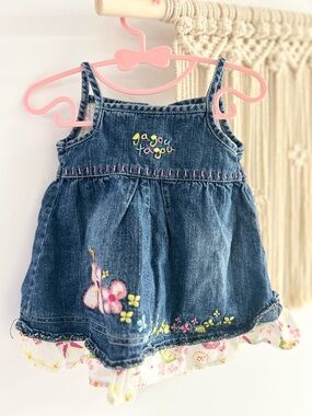 Denim baby dress Gagou Tagou